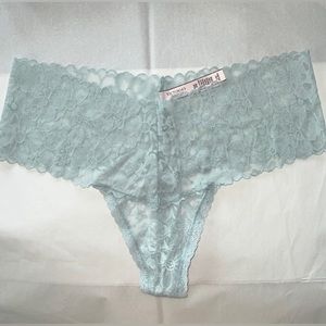 Wide Side Lace Thong Panty - NWOT!